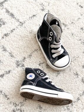 Black converse high top